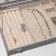 Steam for jewelry "Casket" 5 rows, 6 hooks, 8 cells, phlock, 35 × 24.5 × 5, gray-beige color