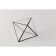 Florarium "Octahedron 13", black seams