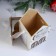 Wooden box, 13.5 × 11.5 × 21 cm "New Year. House", gift packaging, white