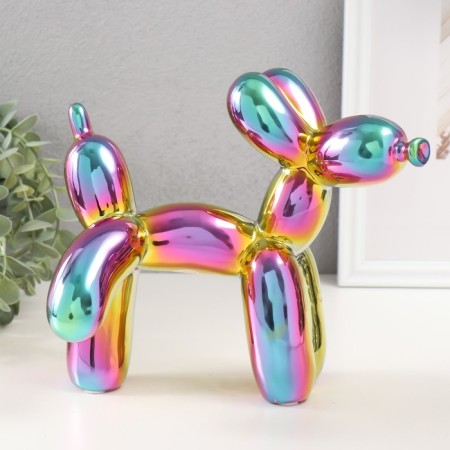 Souvenir Ceramics "Air Ball - Pissing Dog" Chameleon 10.5x23x20 cm-1