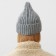 Women's hat minku, light gray color, 56-58 rr