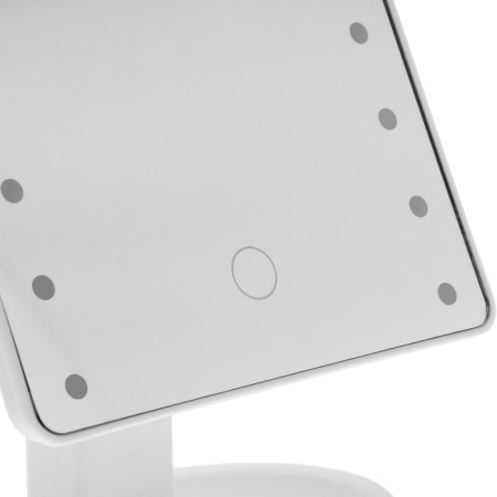 Luazon KZ-06 mirror, backlight, 26.5 x 16 x 12 cm, 16 diodes, sensory button, white-3