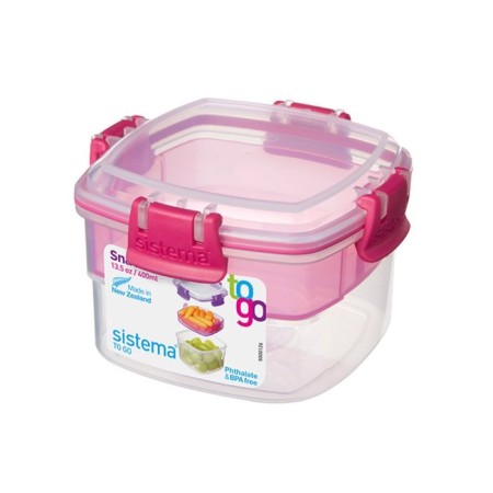 Sistema to-go container, two-level, 400 ml, mix color