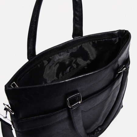 Male bag, black color-5