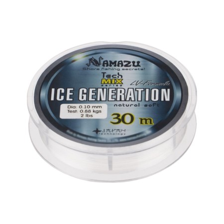 Namazu Ice Generation Flacks, diameter 0.10 mm, test 0.88 kg, 30 m, transparent-1