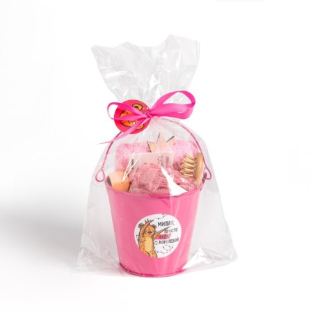 New Year. Set of gift "Sweet, Happy New Year" towel and accessories-12