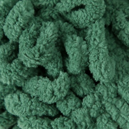 Yarn "Puffy" 100 % micropoliester 9m/100g (532 Green grass)-2