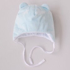 A cap on ties with ears children's kinderlitto 