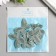 Decor for creativity Textile Embroidery "Blobo Green" Double Wings 3.7x5 cm