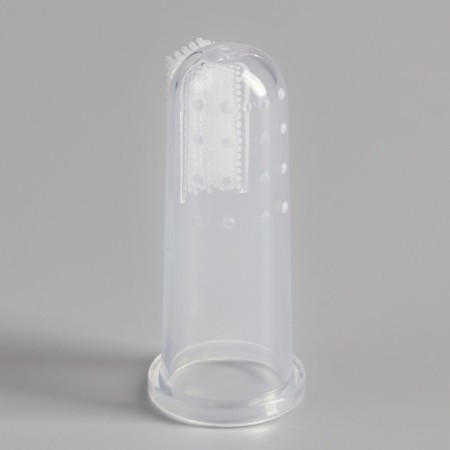 An animal brush brush, 5.5 x 2.5 cm, transparent container 7 x 4 cm-3