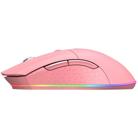 Dareu mouse Wireless EM901 Pink (Pink), DPI 600-10000, RGB backlight,-3