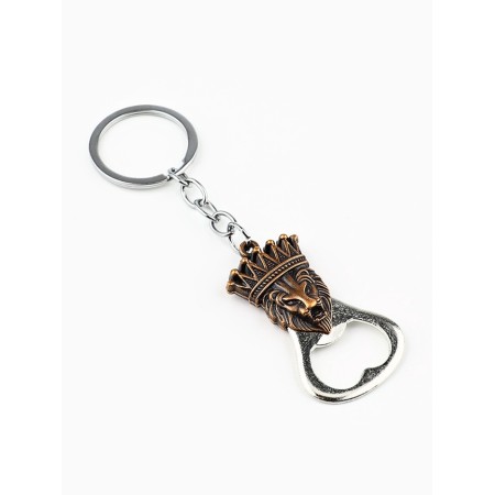 Key keychain opener "Real Man", 7 x 3 cm-2