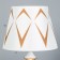 Highlight "Odilia" E27 40W white-gold 25x25x39 cm Risalux