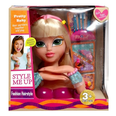 Maneken doll for creating Cassie hairstyles, with accessories-12