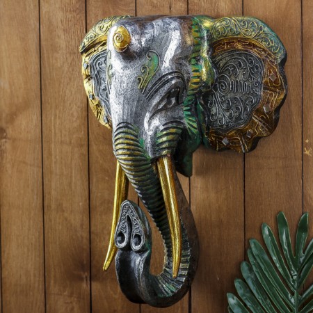 Panel wall "Elephant Head" 33x13x40 cm-3