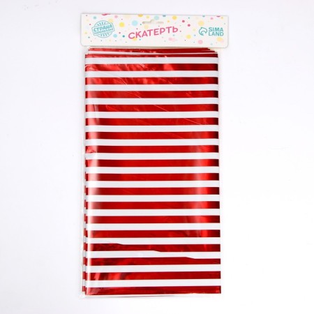 Ground tablecloth, red color, 137x183 cm-3