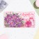 Money envelope "Congratulations!" purple bouquet, 17 x 9 cm