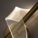 Bra "spiral" Led 3000k gold 30x13x13cm