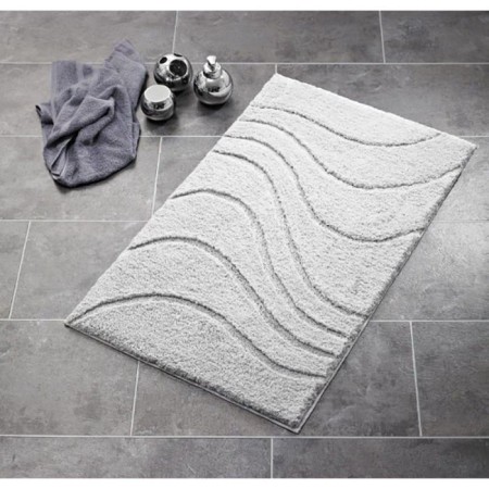 Bathroom mat, La Ola rooms, gray color-1
