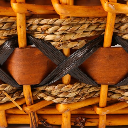 A set of baskets, 3 pcs, 46x35/41 cm, 39 x28/34.5 cm, 32x21/28 cm, willow-6