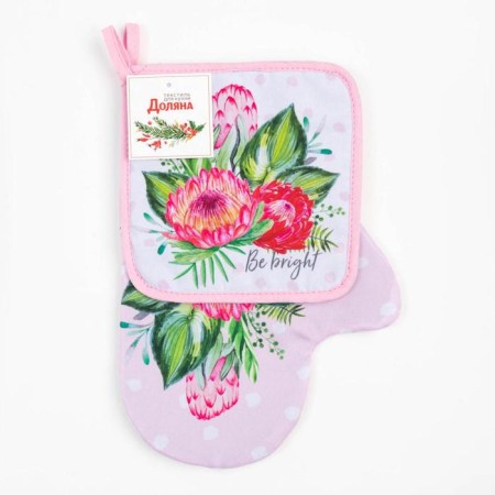 Kitchen kit BE Bright mittens of 20x28cm, Take 17x17cm-5