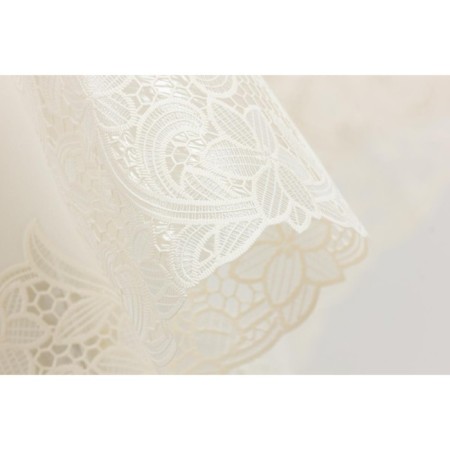 Towa tablecloth "openwork" Bloom, circle 160 cm, sipia color-4