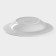 Plate ceramic deep fraction of “poppies”, 600 ml, d = 20.5 cm, white color