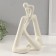 Souvenir ceramics "tied" white 10.5x26.5x31 cm