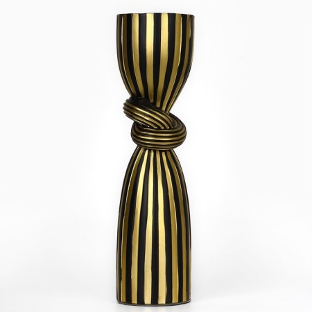 Climber for one candle “Knot” color Black-gold 39 x 10.5 x 10.5 cm-1