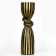 Climber for one candle “Knot” color Black-gold 39 x 10.5 x 10.5 cm