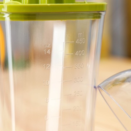 Spiral’s vegetable engine/juicer with a DOLAIN container, 2 in 1, 10 × 9.9 × 8.6 cm, the color is green, white-3