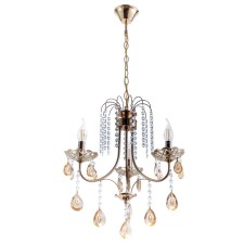 Causteen 06412/3 fgd gold/crystal 3x40W E14 48x48x96cm