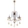 Causteen 06412/3 fgd gold/crystal 3x40W E14 48x48x96cm