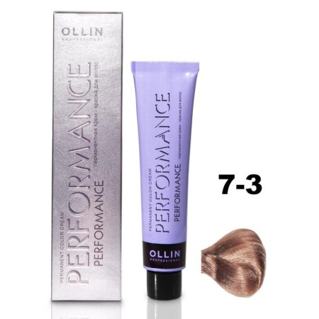 OLLIN PROFESSIONAL PERFORMANCE hair cream, tone 7/12 greasy ash-violet, 60 ml