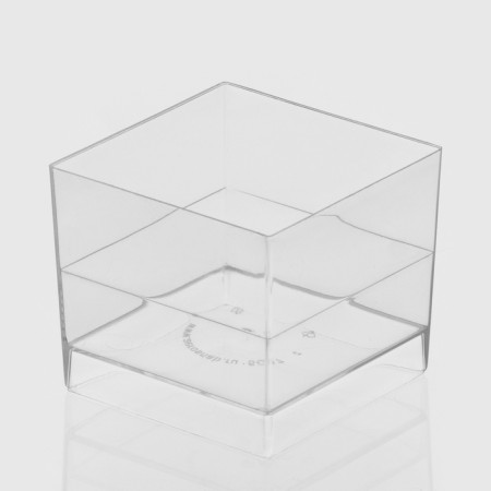 Plastic disposable form for cube buffet, 60 ml, 4.7 × 4.7 cm, transparent color-3