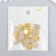 Decor for creativity Plastic "Flower-Solnz Purvator" set 20 pcs 1.4x1.4x0.4 cm