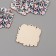 Decor for creativity wood "Super Mom" ​​set 5 pcs 4.3x4.1x0.3 cm