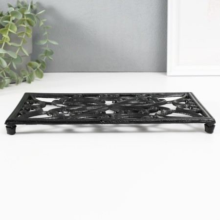 Souvenir cast iron stand "Pattern. Wings of the butterfly" 13.5x25x1.5 cm-2