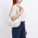 Youth bag with zipper, gray/white color