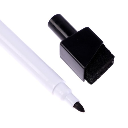 Water -based markers with washing and magnet, set - 4 pcs., Black color-3