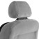 Protective cape for children's car seats, 95 x 44 cm, oxford, gray