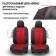Autoshekhli university Autoprofi TT-902M BK/ RD, polyester, knitwear, set of 9 objects, front row, rear row, black/ red color