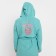 Women's bathrobe, green color, size 52
