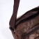 Cross-Bodi Bag on a zipper, brown color