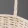 Wicker basket, 19x10/24 cm, white, willow