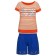Female pajamas, size XS, Orange color