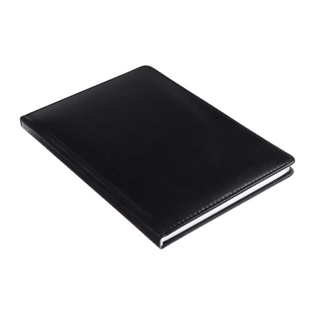 Telephone book A5, 64 sheets of Devente. Bravo, a solid cover of artificial leather with foam rubber, block 70 g/m2, black-1