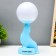 Table lamp "Sea cat" LED 3W 3AA 3000K Blue 10x11x26 cm Risalux