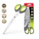 Scissors 17.5 cm, titanium, handles with anti -slip rubber inserts