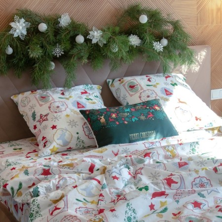 Bed linen Ethel 2 joint venture “Winter vintage” 175*215 cm, 200*220 cm, 70*70 cm -2 pcs-4